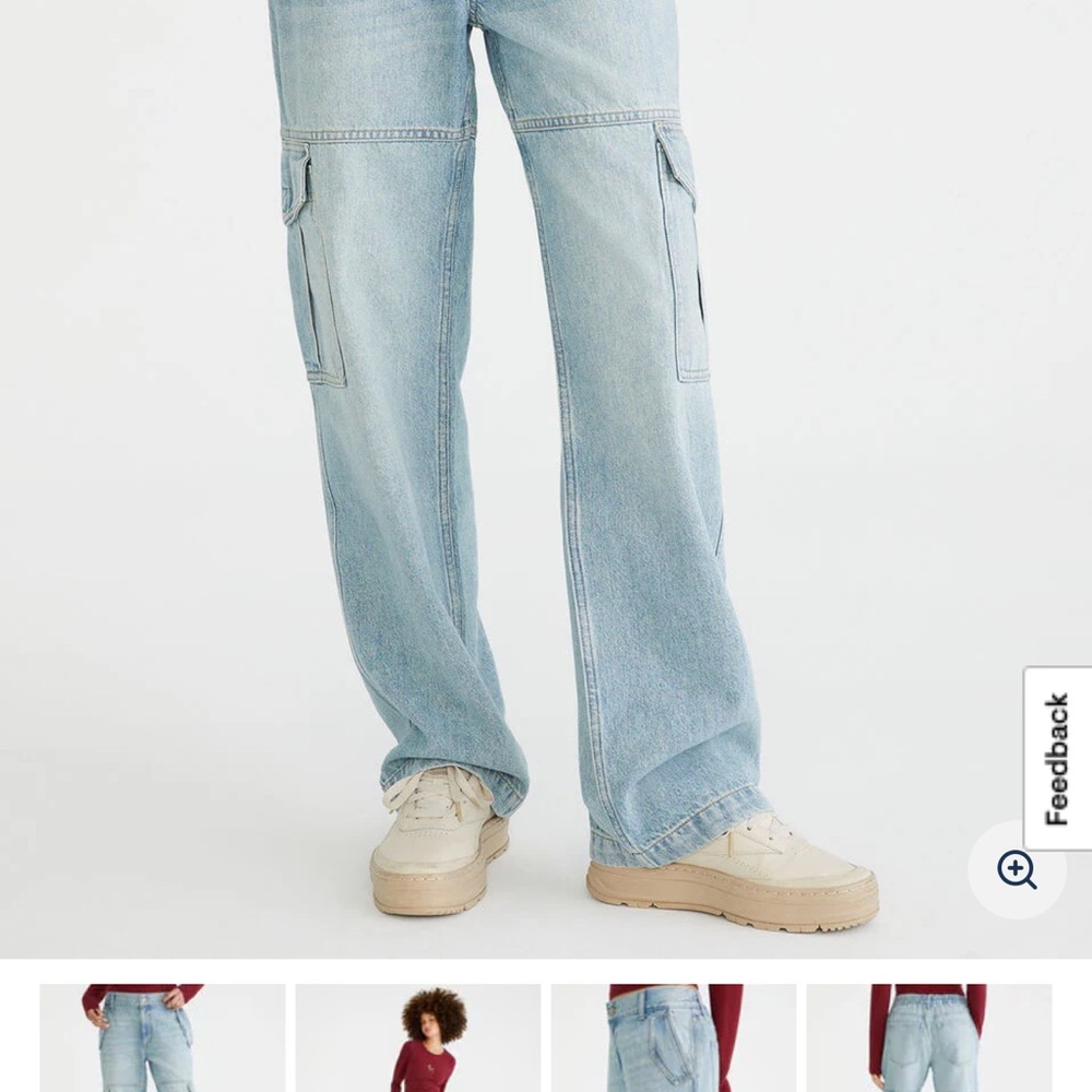 Aeropostale Women’s Low Rise  Cargo Jeans